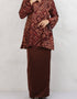 BAJU KURUNG PAHANG MODEN AURELLE (COCOA)
